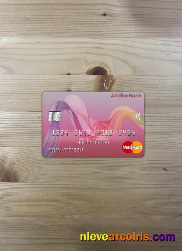 Bosnia and Herzegovina Addiko bank mastercard photolook